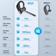 Bluetooth-гарнітура New Bee M51 з зарядним кейсом, шумозаглушення, чорна - зображення 6