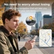 Смарт-брелок Ugreen CM829 FineTrack S, Samsung SmartThings (лише Galaxy), трекер для ключів, сумки й гаманця, квадратний, чорний - изображение 9