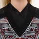 Платье-кимоно оверсайз кроя с вышивкой "Шизен" черное L-XL МАЯК-00011397-черный - изображение 7