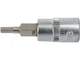 Головка торцева YATO HEX M3 квадрат 1/4" довжина 37 мм YT-04370 - зображення 2
