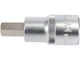 Головка торцева YATO HEX M10 квадрат 1/2" довжина 55 мм YT-04385 - зображення 2