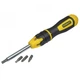 Отвертка реверсивная STANLEY Multibit с трещоткой и насадками 20 шт STHT0-62574 - изображение 2
