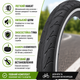 Комплект покришка ChaoYang 26×1.95 "Новий Слік" + камера Grey's 26×1.95–2.125 AV 48 мм для велосипеда - зображення 7