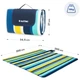 Килимок для пікніка Outtec з термоізоляцією 200 × 200 см Lime Lines 205912 (5905884429228) - зображення 4