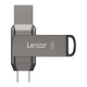 Флеш-накопичувач Lexar Dual Type-C/Type-A USB 3.1 128GB (LJDD400128G-BNQNG) - зображення 1