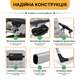 Кресло-шезлонг до 150 кг LEOBRO Zero Gravity Premium Plus Серый (LB-ZGC-E1-GRY) - изображение 6