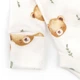 Боді для немовля Dexter`sт baby bear довгий рукав 56 см молочний - зображення 3
