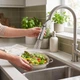 Лейка-распылитель для кухонного смесителя с выдвижным шлангом 2 режима подачи воды 95 мм. Серебристый - изображение 7