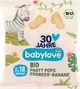 Кукурудзяні снеки Babylove BIO Party Pops «Полуниця-Банан» для дітей від 18 місяців, 20 г - изображение 1