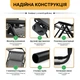 Раскладное кресло шезлонг с козырьком LEOBRO Zero Gravity Dark Grey (LB-ZGC-H1-DGR) - изображение 5
