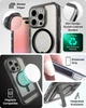 Чохол протиударний з підставкою ZAGG Gear4 Crystal Palace MagSafe для Iphone 16 Pro Max (6.9") Прозорий + Black - зображення 5