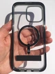 Чохол протиударний з підставкою ZAGG Gear4 Crystal Palace MagSafe для Iphone 16 Pro Max (6.9") Прозорий + Black - зображення 7