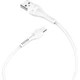Дата кабель USB 2.0 AM to Micro 5P 1.0m 2.4A PVC X37 white HOCO (6931474710505) - изображение 2