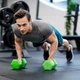 Набір композитних гантелей Gymtek G-66464 2 х 4 кг Зелений (5907766664642) - зображення 9