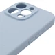 Силіконовий чохол Silicone Silk Full Camera Protective (AA) No Logo для iPhone 13 Pro (Айфон 13 про), матова накладка Soft Touch з повним захистом камери, корпусу, м'якою підкладкою з мікрофібри Sweet Blue - зображення 4