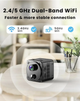Мини WiFi камера 4K для видеонаблюдения ULEXOR R8 с ночным видением и датчиком движения Черный - изображение 3