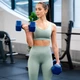 Набір композитних гантелей Gymtek G-66465 2 х 5 кг Синій (5907766664659) - зображення 6