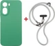 Комплект чехол для смартфона + ремешок DENGOS Cross-Body для Xiaomi Redmi A7 Pro Mint/Grey (DG-KM-CCRB-53) - изображение 1