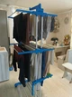 Сушарка для білизни складна триярусна Garment Rack K12-120 Підлогова сушарка з колесами 360° Сушарка для одягу - зображення 9