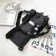 Нагрудная сумка TOYU BAG 6025 черная - изображение 5