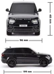 Іграшкова автомодель на радіокеруванні Rastar Range Rover 1:24 19 х 7,5 х 7,5 см - изображение 5