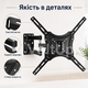 Крепление для телевизора Home Design HDL-117B-2 14–55 дюймов, настенный поворотно-наклонный кронштейн до 50 кг - изображение 2