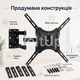 Крепление для телевизора Home Design HDL-117B-2 14–55 дюймов, настенный поворотно-наклонный кронштейн до 50 кг - изображение 3