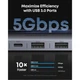 Порт-реплікатор ANKER 7-in-1 Nano USB-C Hub (A83D2HA1) - изображение 6