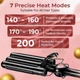 Плойка тройная VGR V-590 GOLD 140-200°C керамическое покрытие LED display 130W - изображение 4