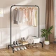 Вешалка-стойка для одежды Double Pole 110 х 40 х 150 см (R88771) Черный - изображение 5