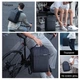 Городской рюкзак Mark Ryden MR2900 для ноутбука 15.6" с дышащей спинкой и защитой от влаги (Черный) - изображение 8