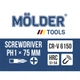 Викрутка - хрестова 1*75 "Molder" (МТ32104) (12шт/уп) - зображення 3