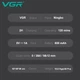 Дитяча машинка для стриження з функцією збору волосся VGR V-155 GREEN, 3 безпечні насадки, бесшумна, IPX8 - зображення 2