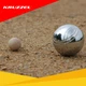 Набор для игры в петанк бочче Kruzzel 23440 6 хромированных шаров 710г кошонет сумка - изображение 5