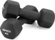 Zestaw hantli neoprenowych Gymtek Hex G-42599 2 x 4 kg Czarny (5905884425992) - obraz 1