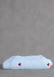 Рушник з вишивкою Maison Dor Love 50*100см біло/червоний - изображение 3
