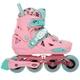 Детские ролики размер 34-37 d колес – 6.5 см. Розовый Skates 186035 - изображение 4