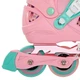Детские ролики размер 34-37 d колес – 6.5 см. Розовый Skates 186035 - изображение 9