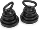 Zestaw hantli kompozytowych 2 x 20kg + kettlebell 3w1 Gymtek G-42297 Czarny (5905884422977) - obraz 6