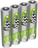 Акумуляторні батарейки NiMH Ansmann AAA/HR03 550mAh 1.2V - 4шт. (5030772) - зображення 1
