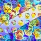 Набір голографічних наліпок Хелло Кітті / Hello Kitty — 50шт. Стікери для планера, телефона та скетчбука - зображення 6
