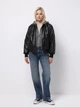 Куртка из искусственной кожи женская Colin's CL1076417BLK S Black (8684112818849) - изображение 3