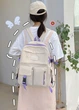 Рюкзак мужской женский детский школьный портфель бежевый молочный - изображение 4