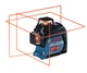Линейный лазерный нивелир Bosch Professional GLL 3-80 (30 м - 120 м с приемником) красный лазер (24934) - изображение 5