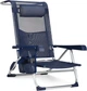 Пляжне крісло Outtec 2 в 1 з функцією шезлонга Sun Flex Темно-синє 198281 (5905884424131) - зображення 1