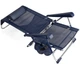 Пляжне крісло Outtec 2 в 1 з функцією шезлонга Sun Flex Темно-синє 198281 (5905884424131) - зображення 4