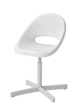 Дитячий стільчик з подушкою, білий/бірюзовий IKEA LOBERGET / SIBBEN 395.013.17 - зображення 4