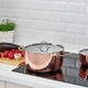 Каструля з кришкою, мідь/нержавіюча сталь, 5 літрів IKEA FINMAT 205.175.73 - изображение 2