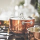 Каструля з кришкою, мідь/нержавіюча сталь, 3 літри IKEA FINMAT 405.175.72 - изображение 2
