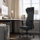 Офісний стілець з підголівником, сірий/чорний IKEA GRÖNFJÄLL 295.139.19 - изображение 2